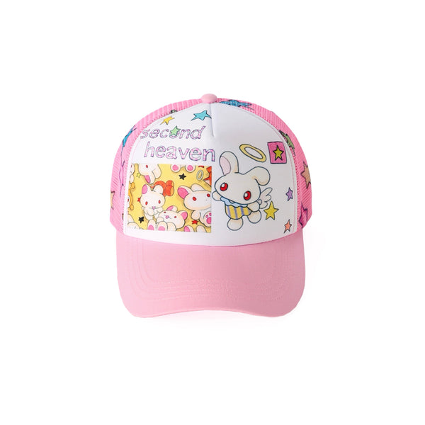 "Second Heaven" Cartoon Bunny Trucker Hat