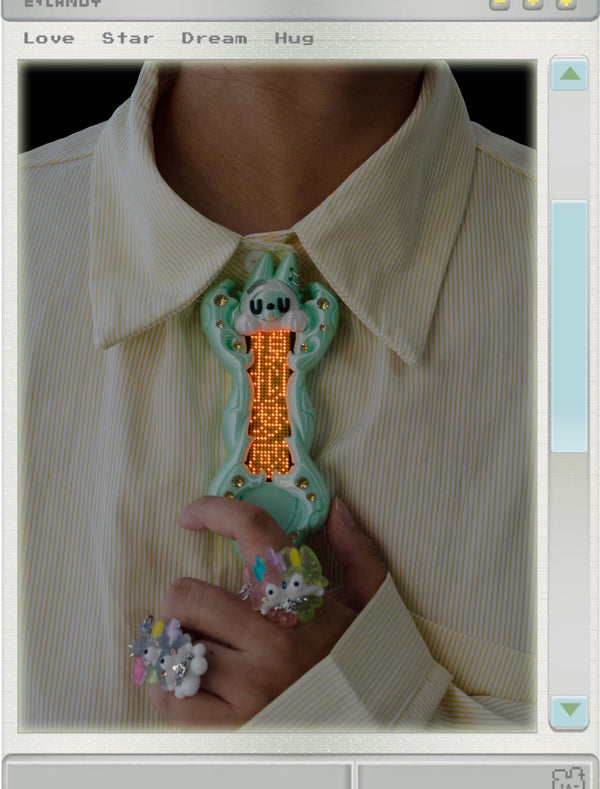 Cute Electronic bow tie.🐰