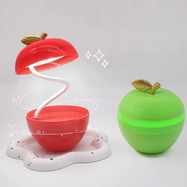 Cute Apple-shaped LED Lamp with Gentle Lighting