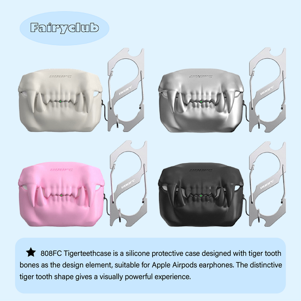 Tiger Teeth Earphone Case.