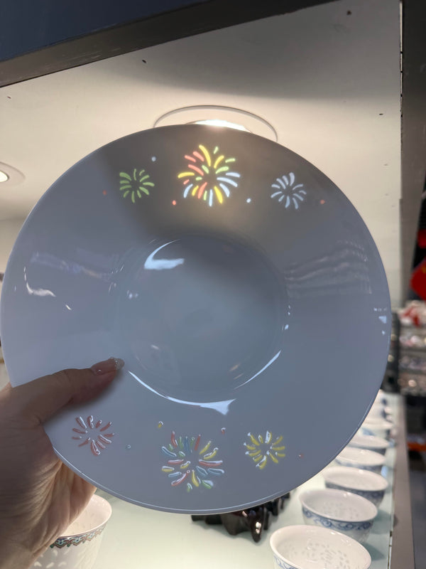 Fireworks ceramic tableware.