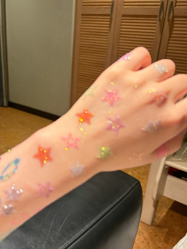Shining tattoo stickers